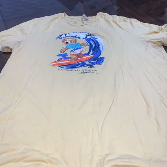 POLO RALPH LAUREN Bear T-shirt Surf Beach - Picture 3 of 7
